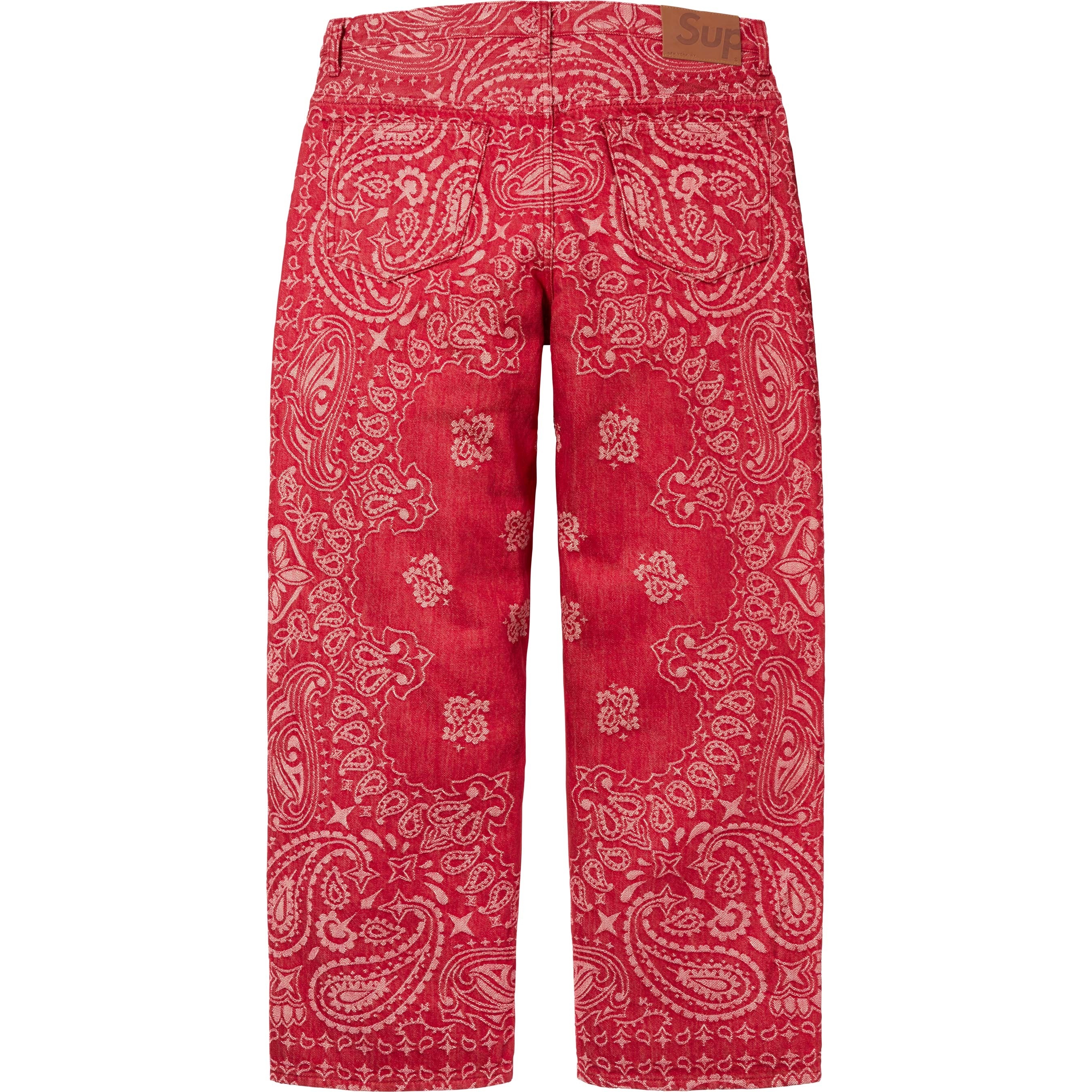 Bandana Jacquard Baggy Jean view 4
